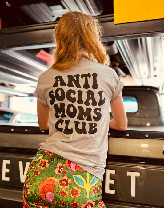 Anti-Social Moms Club Vintage T-Shirt