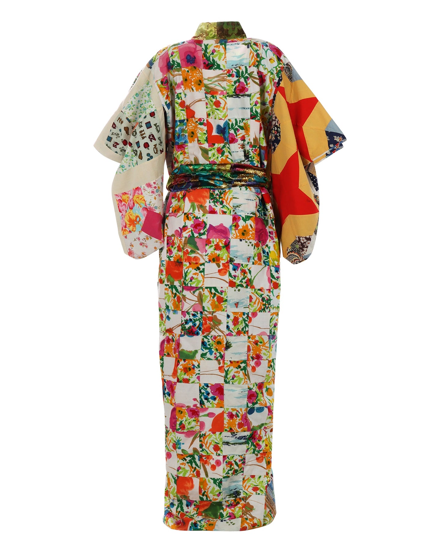 Kaleidoscope Quilt Maxi Kimono