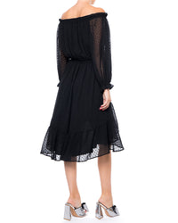 Keiko Midi Dress - Black