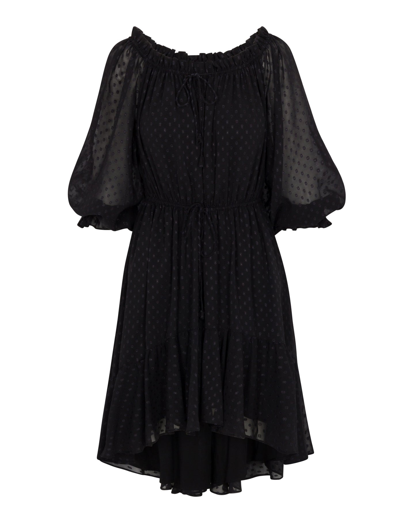 Keiko Midi Dress - Black