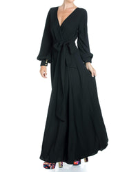 LilyPad Maxi Dress - Black - Meghan Fabulous