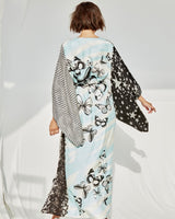 Mystical Pixie Dust Maxi Kimono - Black & White