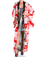 The Pisces Sequin Kimono - Red