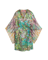 Monarch Grove Goddess Kimono - Green Multi
