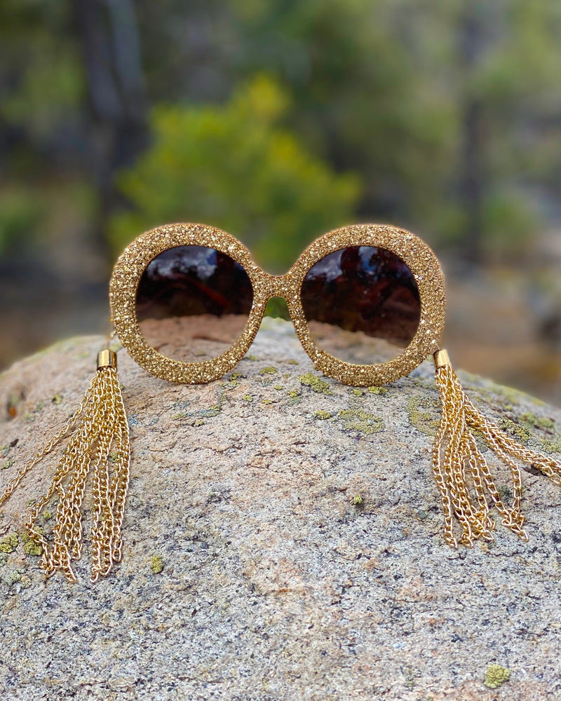 Copper City Glitter Funglasses