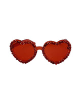 I Heart U Funglasses - Red