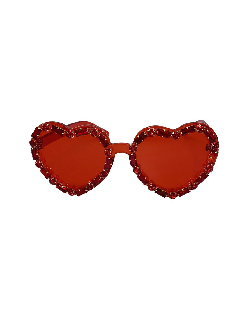 I Heart U Funglasses - Red