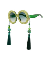 Emerald City Glitter Funglasses