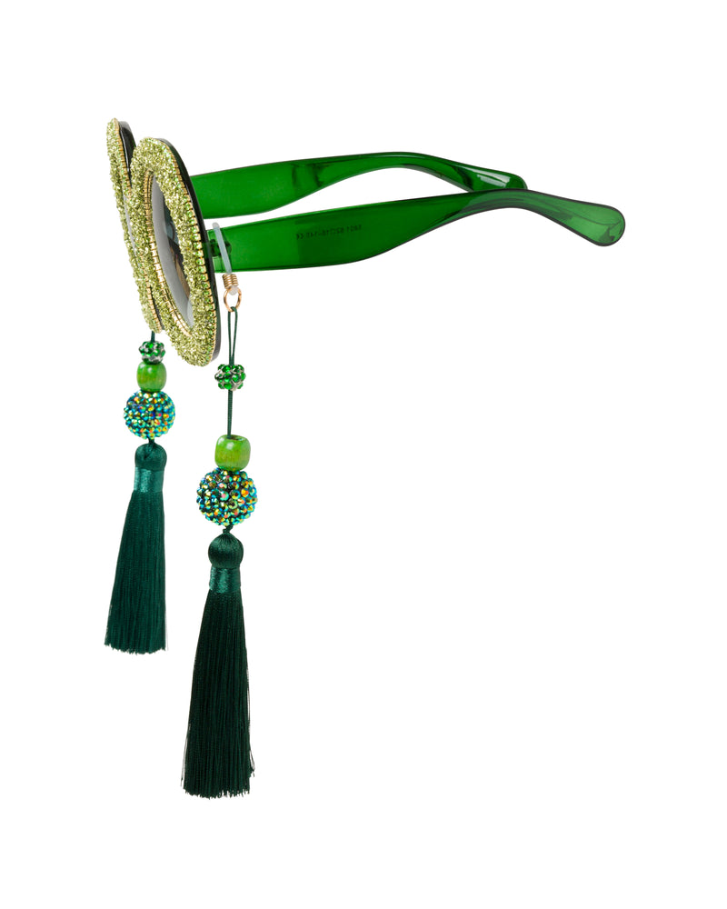 Emerald City Glitter Funglasses