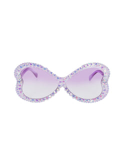 Ragamuffin Rhinestone Funglasses - Lilac Haze