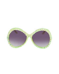 Whippersnapper Rhinestone Funglasses - Green Envy - Limited Edition
