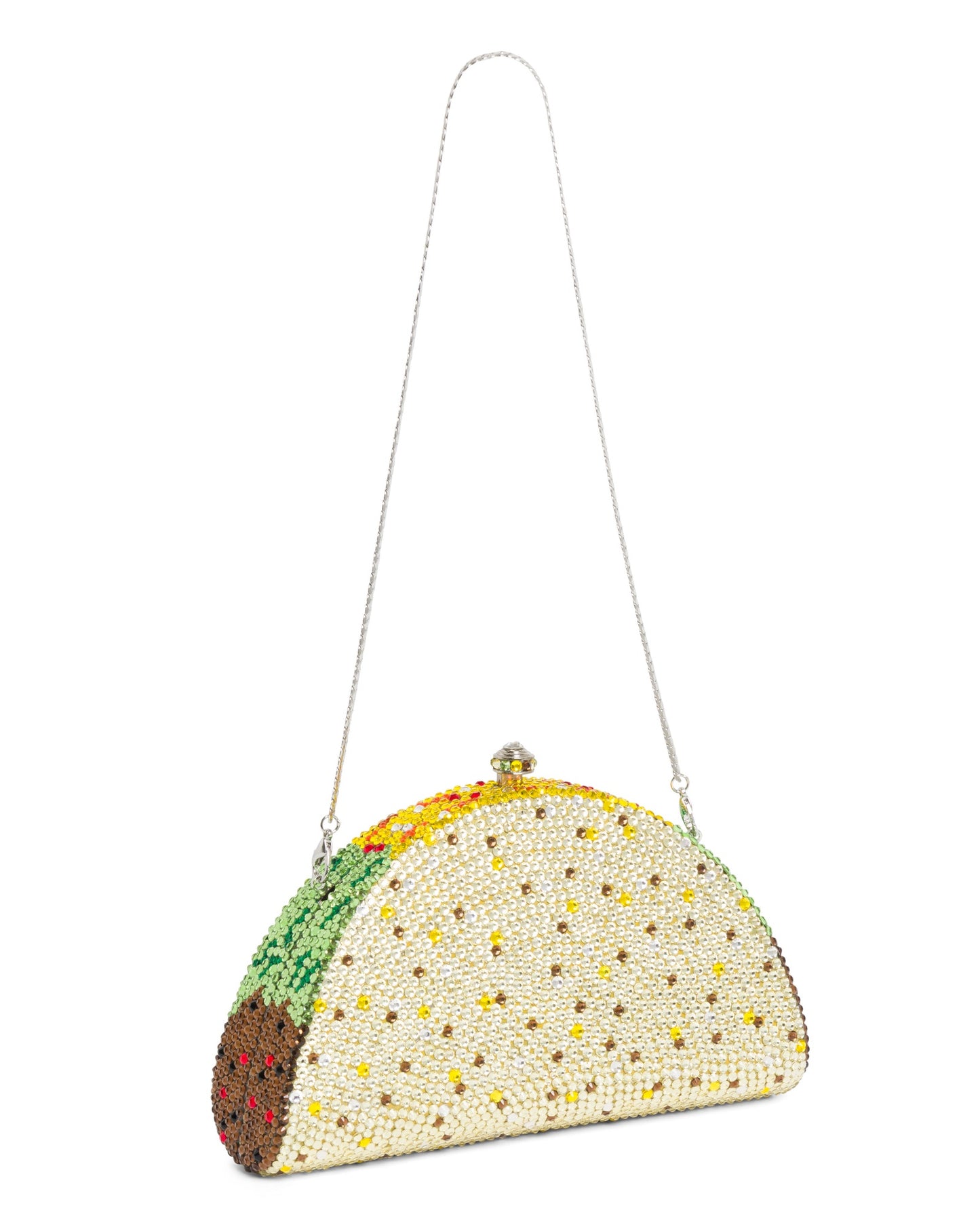 Taco Tuesday Rhinestone Clutch