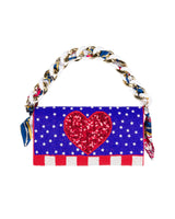 Red, White & Fabulous Clutch