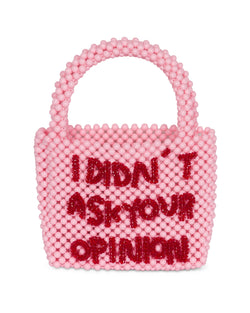 None of Your Business Beaded Purse