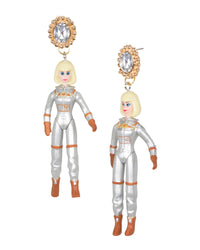 Space Cadet Barbie Earrings