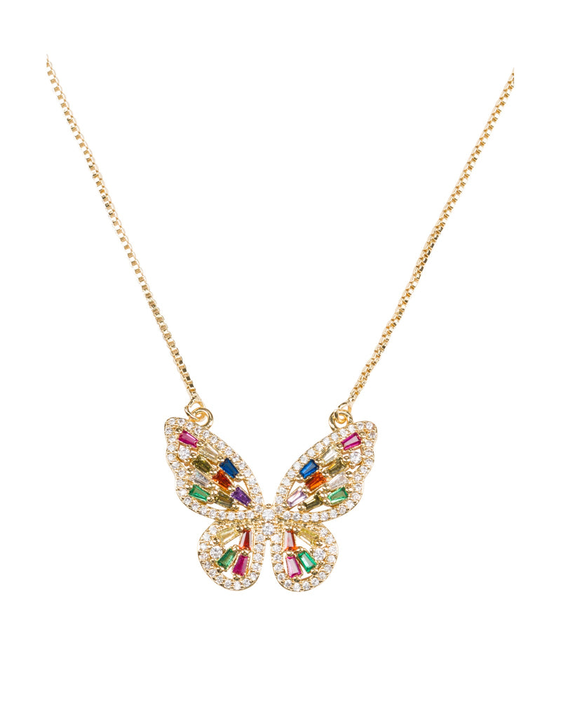 Wholesale Fashion Butterfly Pendant Necklaces Girls Cute Ball Jewelry Gold  Chocker Necklace From m.