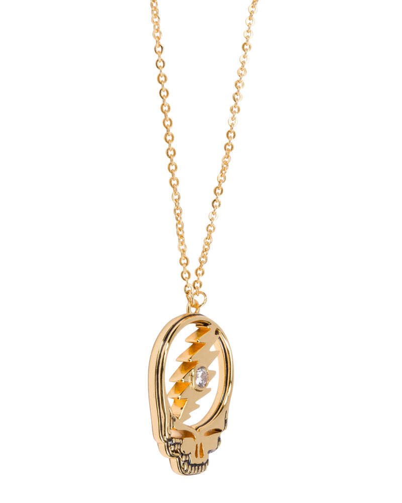 Steal Your Sparkle Necklace - Gold