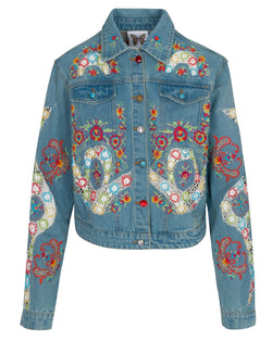 Dixie Embroidered Denim Jacket