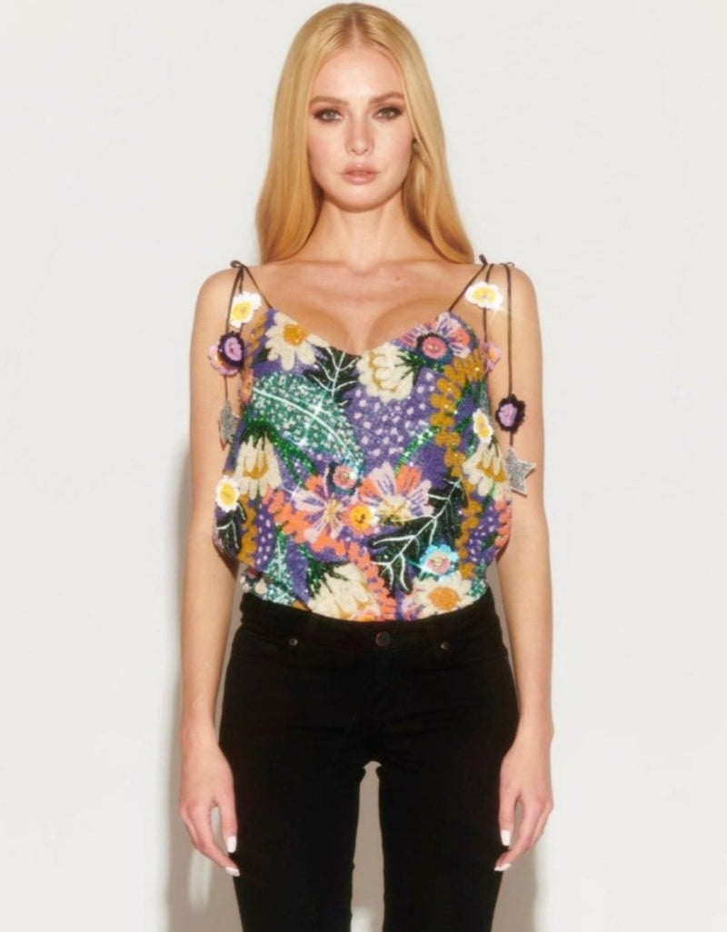 The Madame Butterfly Reversible Sequin Camisole – Meghan Fabulous