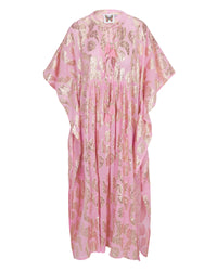 Palm Springs Caftan Maxi Dress - Pink/Gold
