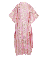 Palm Springs Caftan Maxi Dress - Pink/Gold