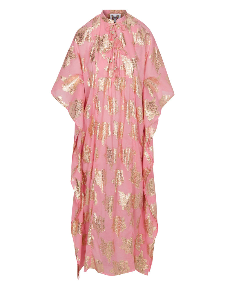 Palm Springs Sparkle Caftan Maxi Dress