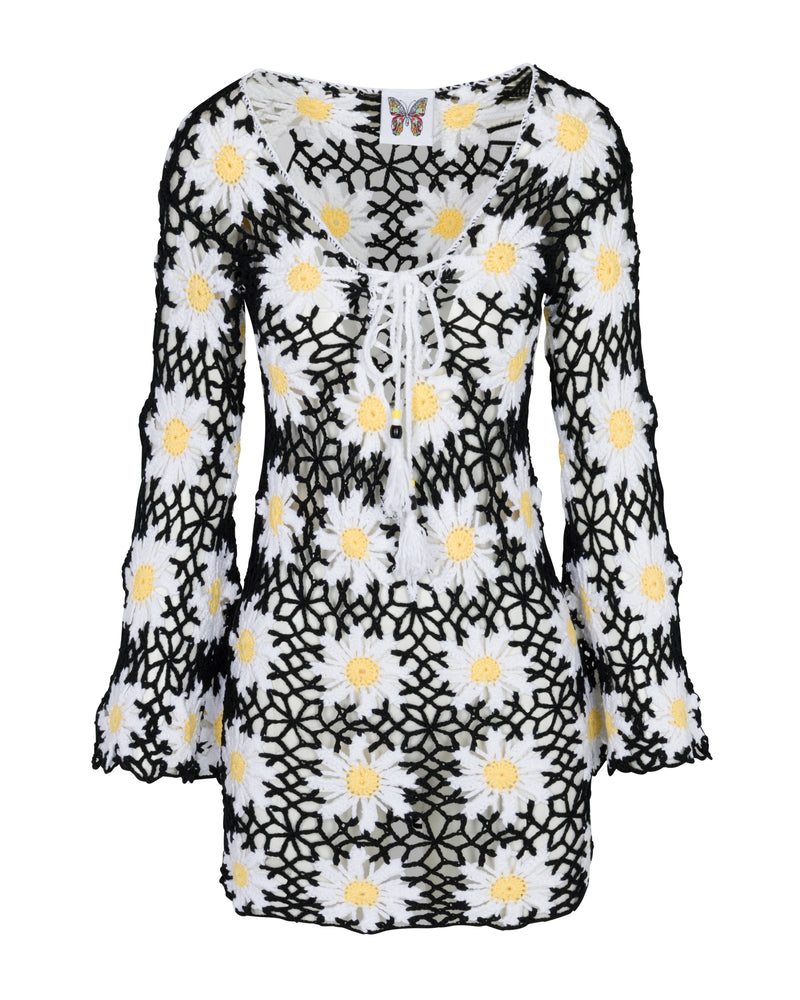 Haight Ashbury Crochet Mini Dress