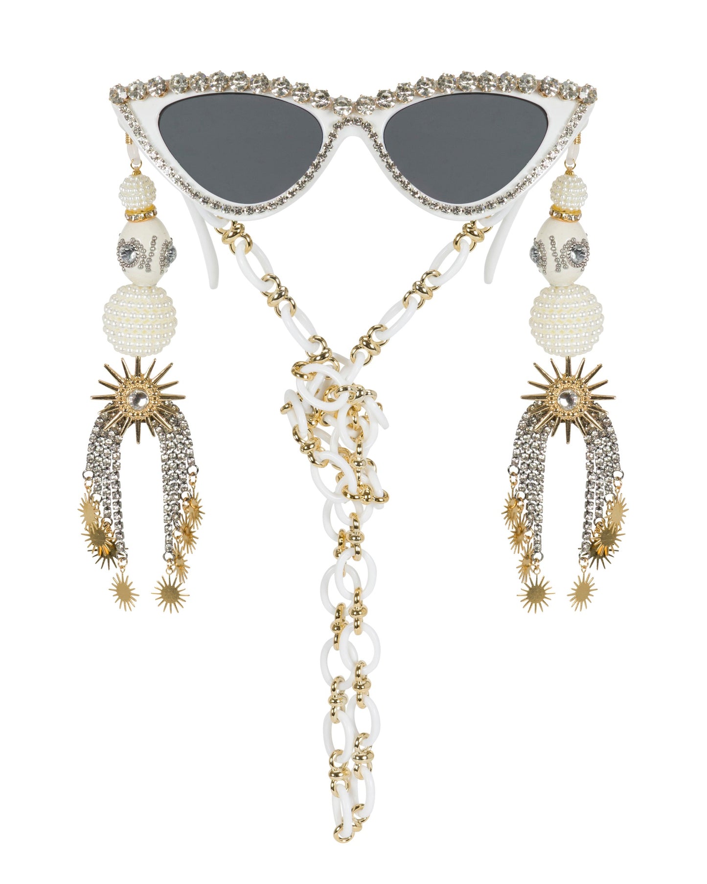 'Til Death Do Us Part Rhinestone Funglasses