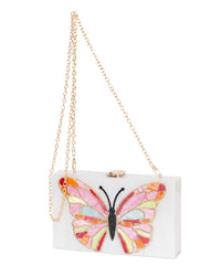Painted Lady Butterfly Clutch