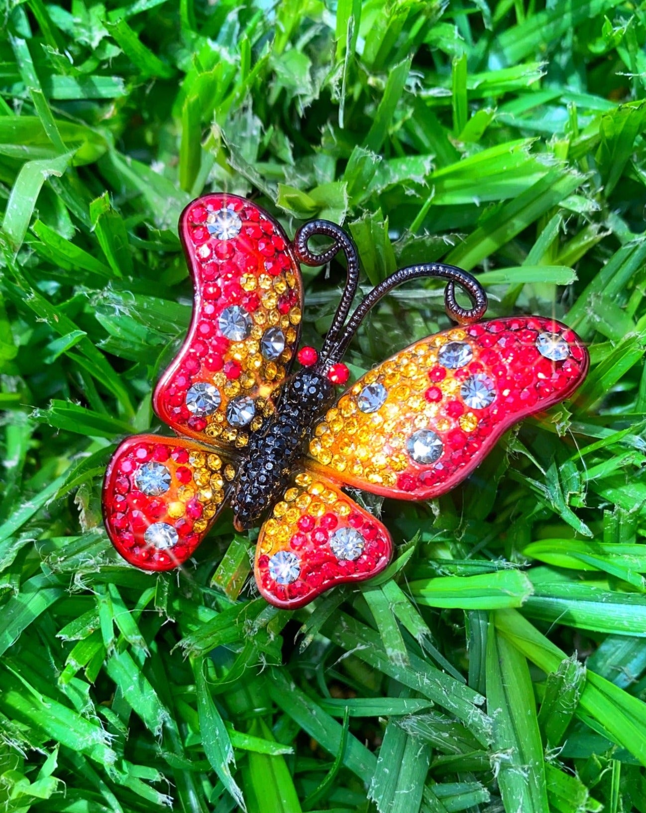 Mariposa Ring - Red / Yellow