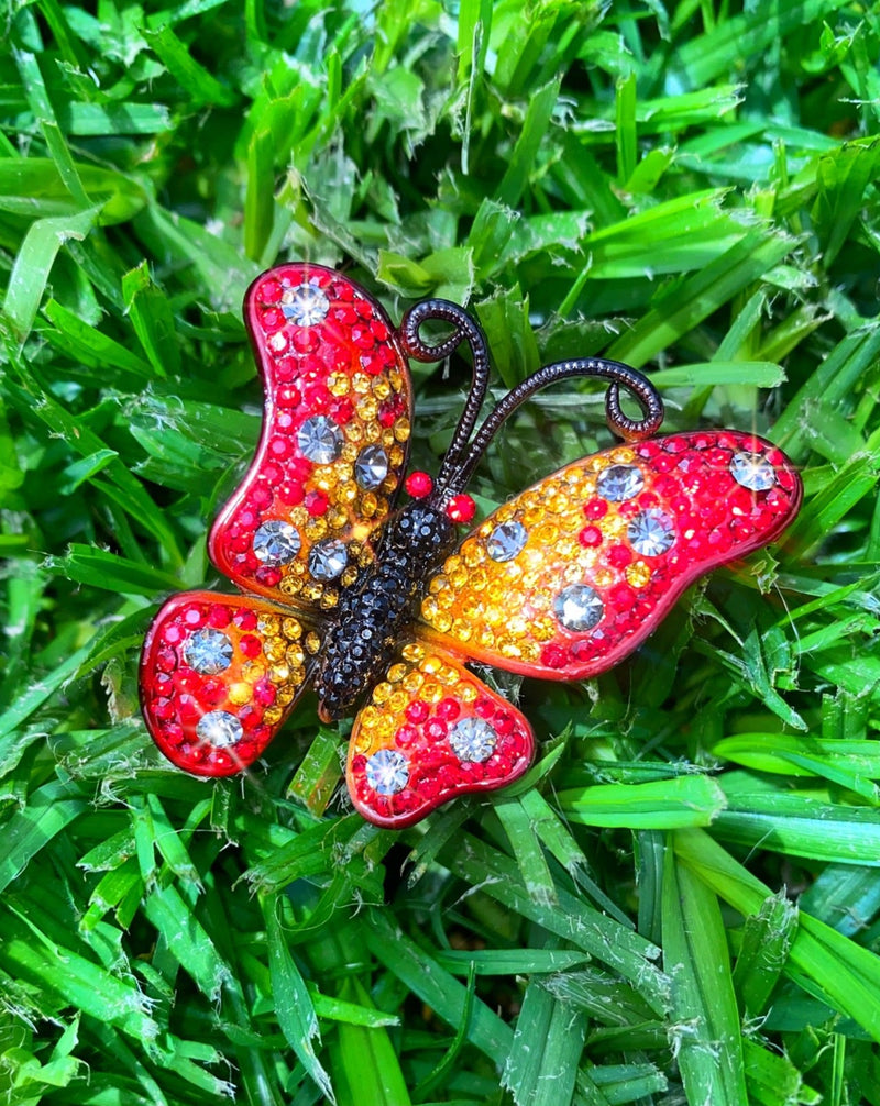 Mariposa Ring - Red / Yellow