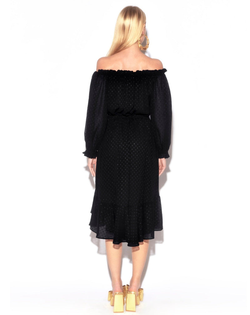 Keiko Midi Dress - Black