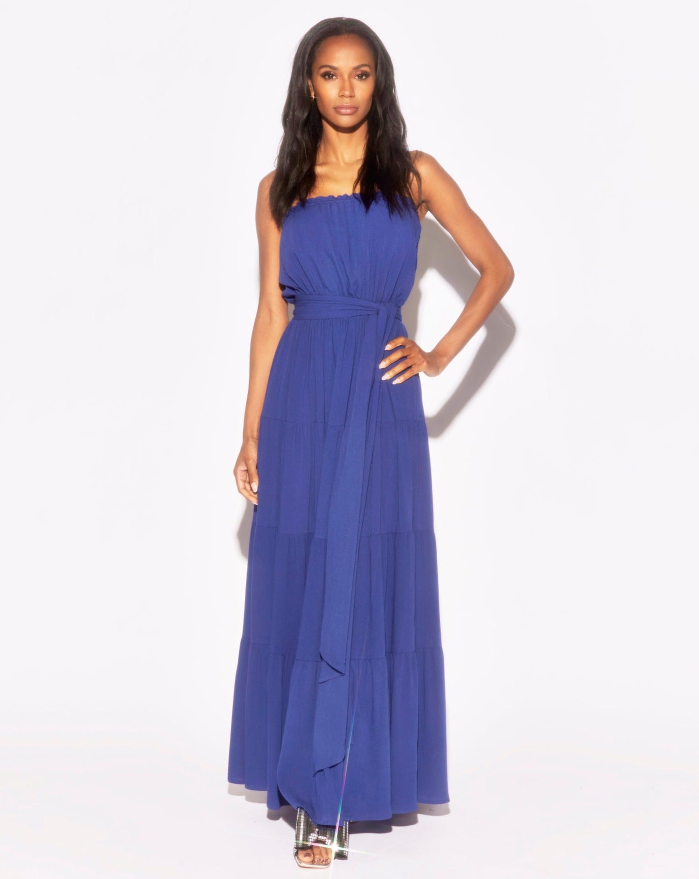 Morning Glory Maxi Dress - Royal – Meghan Fabulous