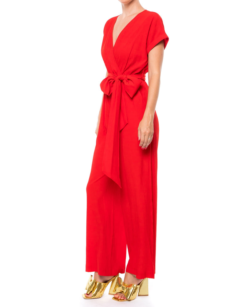 Wonderland Jumpsuit - Cherry