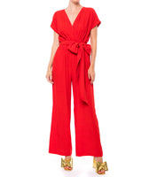 Wonderland Jumpsuit - Cherry