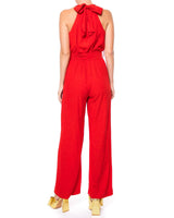 Disco Jumpsuit - Cherry