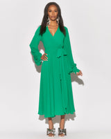 LilyPad Midi Dress - Emerald