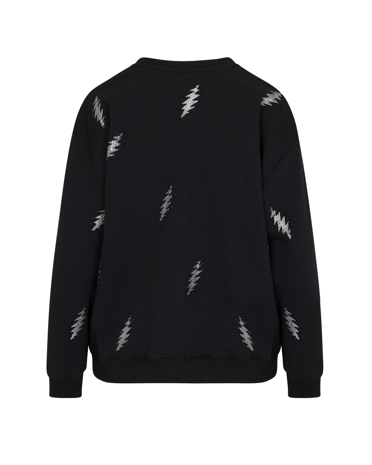 The Original Grateful Dead 13 Pt. Bolt Rhinestone Sweatshirt - Black
