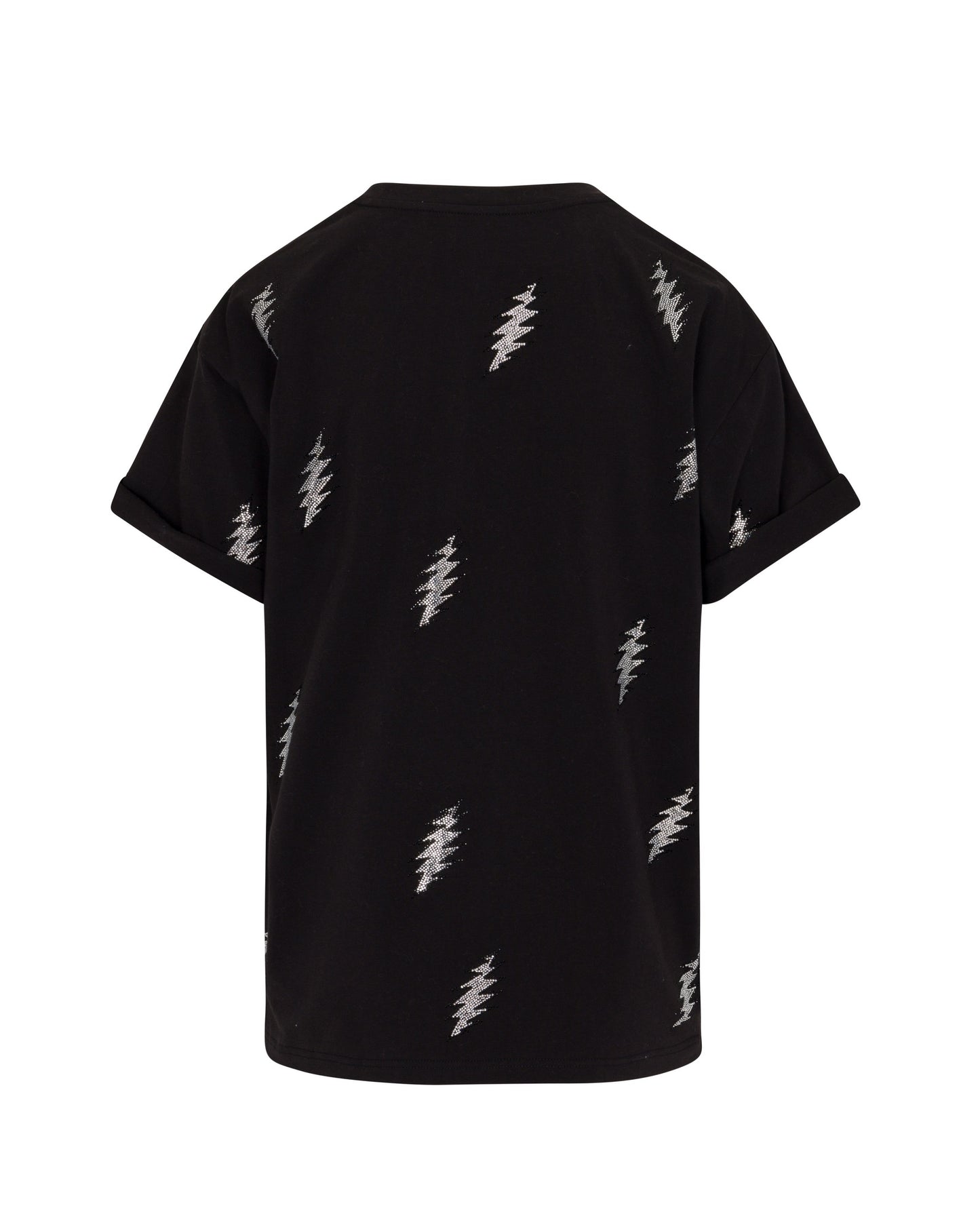 The Original Grateful Dead 13 Pt. Bolt Rhinestone T-Shirt - Black