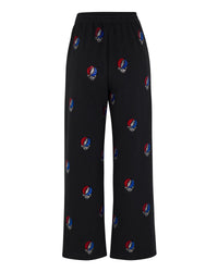 Grateful Dead Rhinestone Stealie Lounge Pant - Black