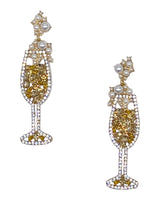 Pop Fizz Clink Rhinestone Earrings