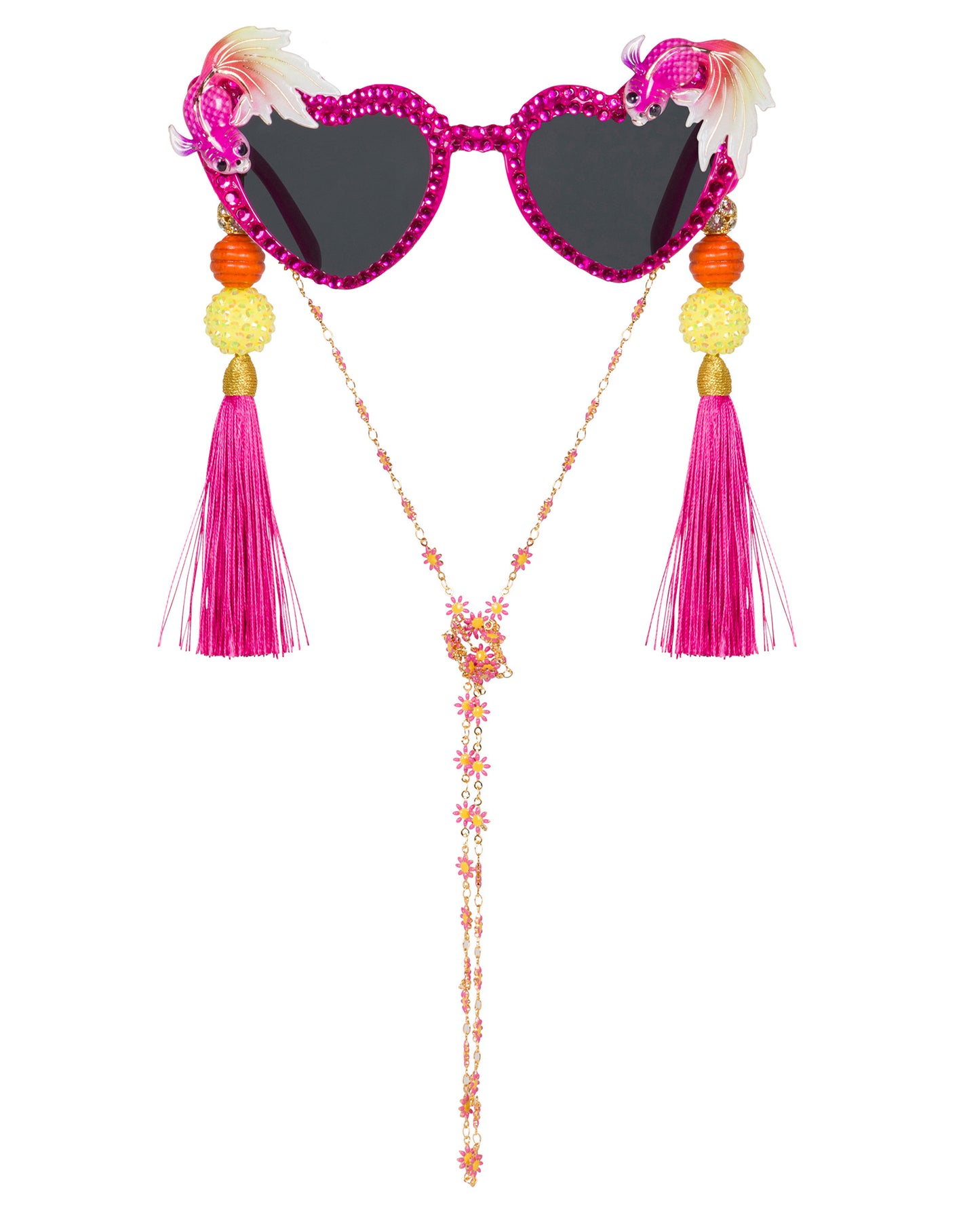 Tropicana Dreams Rhinestone Funglasses