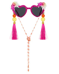 Tropicana Dreams Rhinestone Funglasses