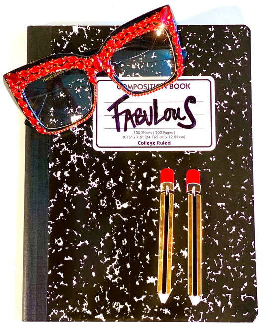 Hot 4 Teacher Bling Sunglasses - Red - Meghan Fabulous