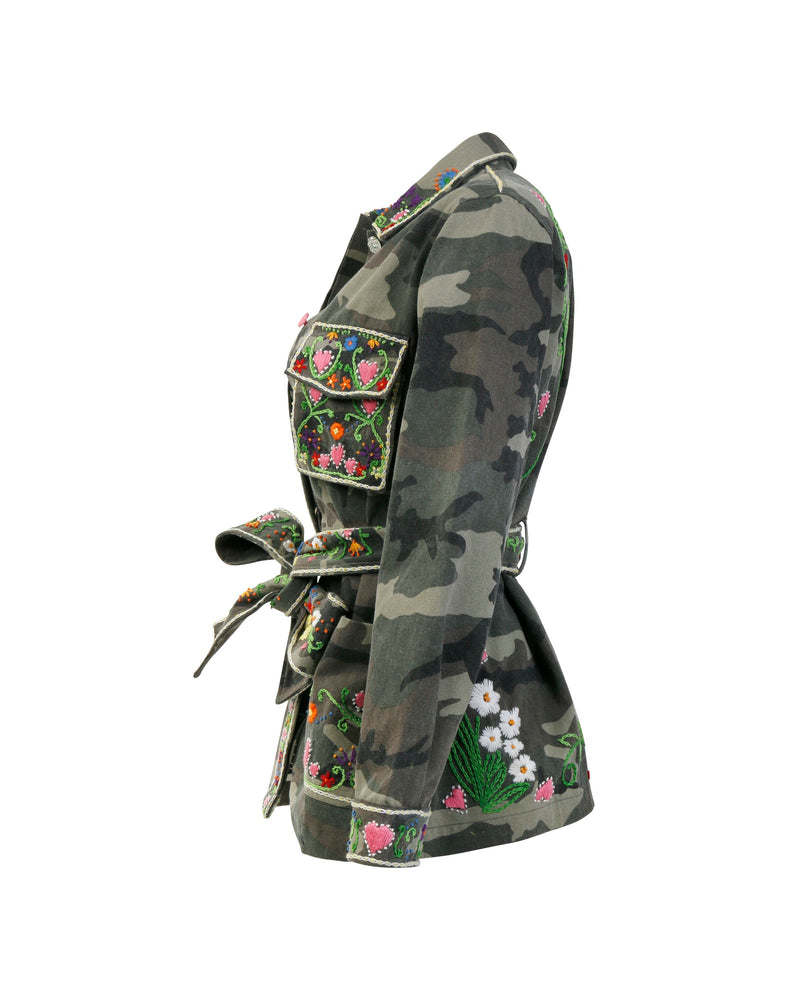 Flower Bomb Jacket - Camo