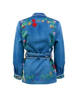Flower Bomb Jacket - Denim