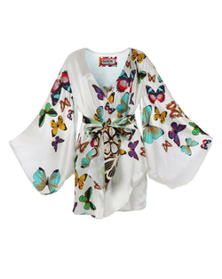 Butterfly Kimono - White