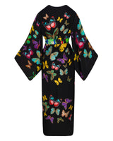 Butterfly Maxi Kimono - Black