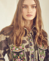 Flower Bomb Jacket - Camo