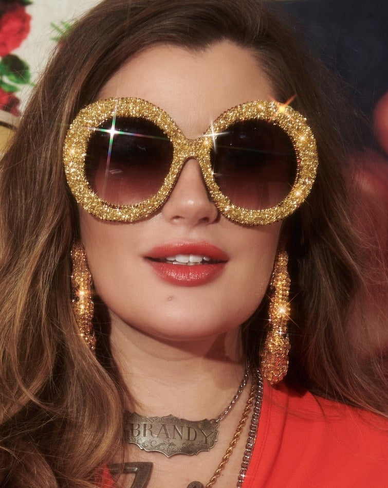 Copper City Glitter Funglasses